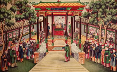 An Audience with the Emperor by Unbekannt Unbekannt